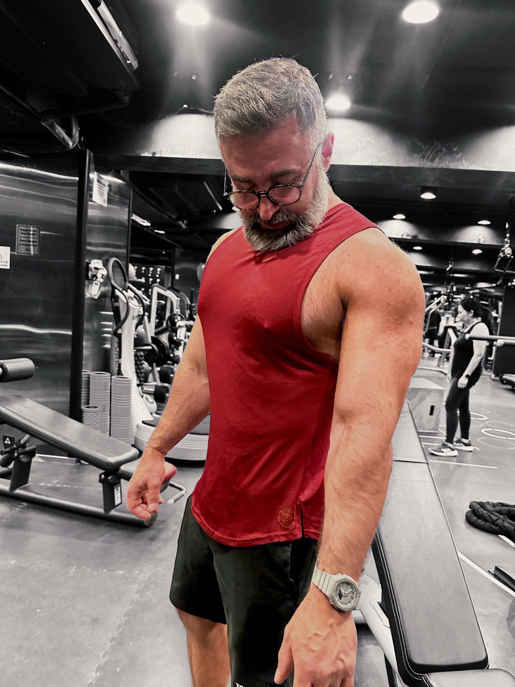 Men’s ‘Hustle’ series sleeveless Tee - Inked Fitness Apparel