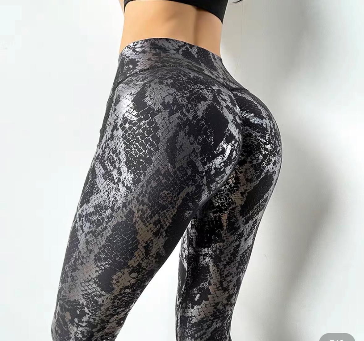 Snake Skin Leggings - Inked Fitness Apparel
