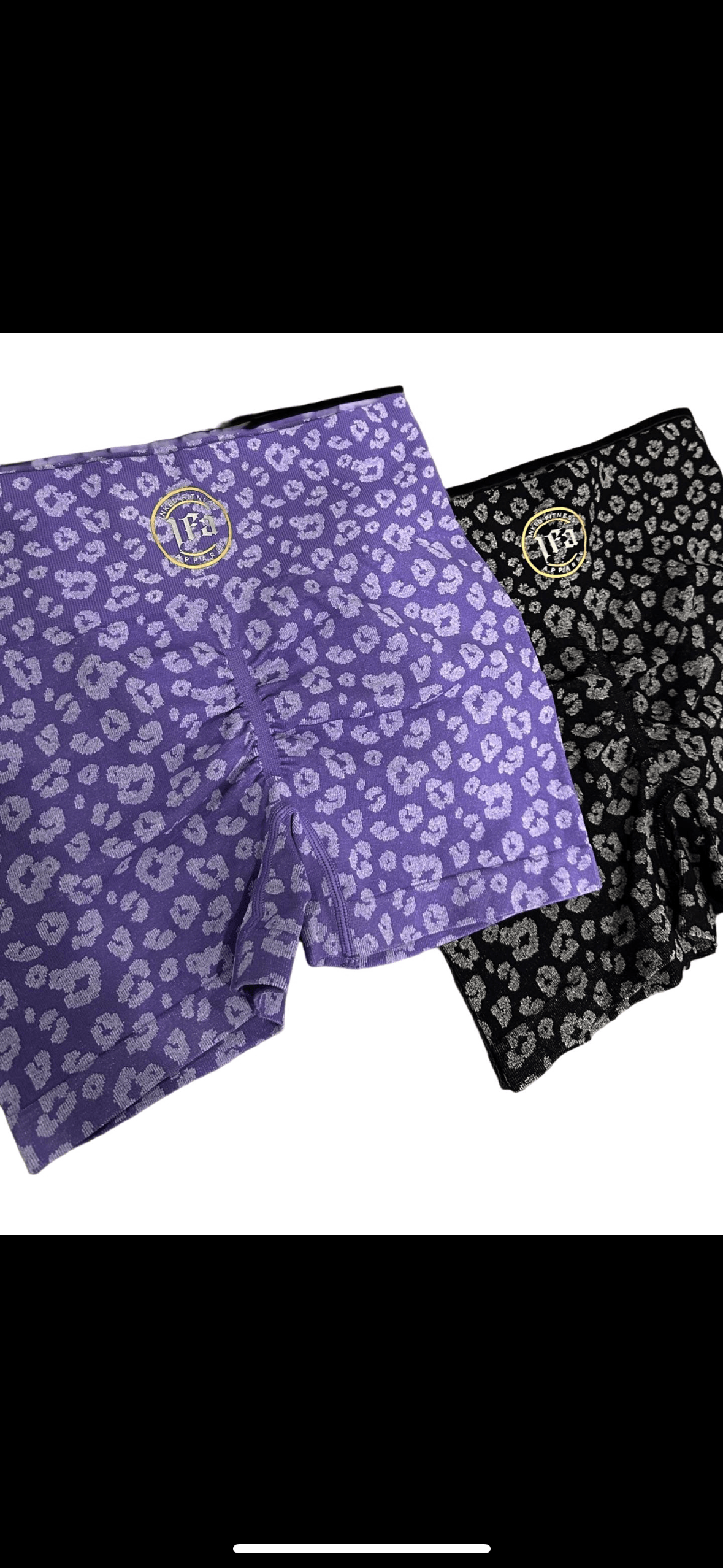 Womens’ Leopard yoga shorts - Inked Fitness Apparel