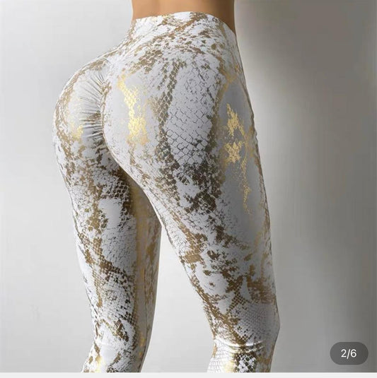 Snake Skin Leggings - Inked Fitness Apparel