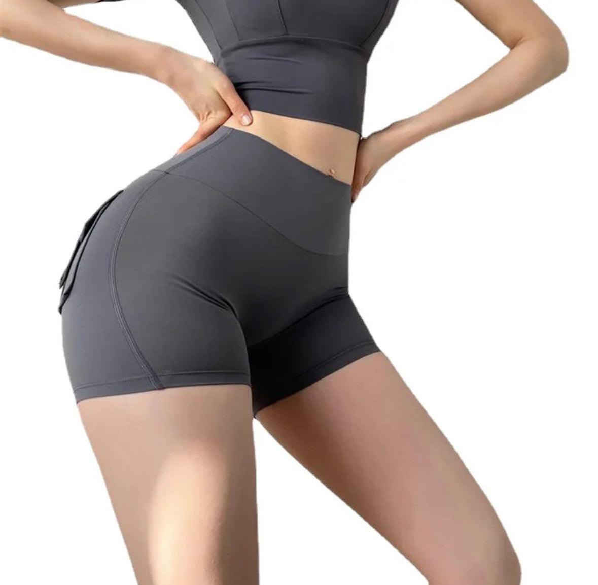 Womens’ scrunch butt yoga shorts for workout - Inked Fitness Apparel